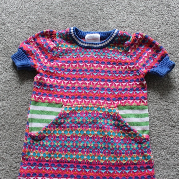 Hanna Andersson Girls Sz 100 4T Knit Dress - Picture 6 of 8